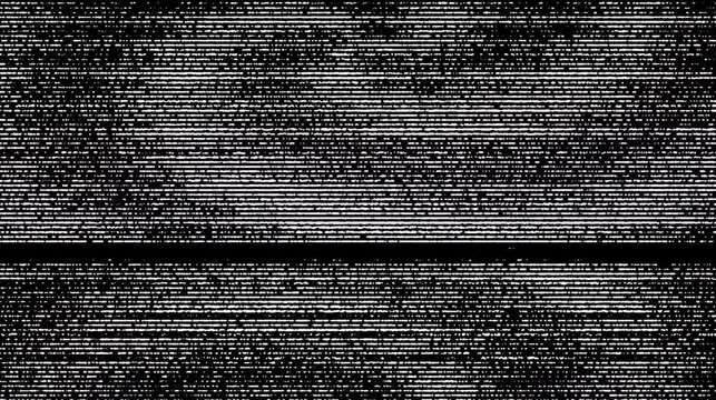 Digital Glitch and Analog Corruption Overlay with VHS Noise, Scanlines and Static Background