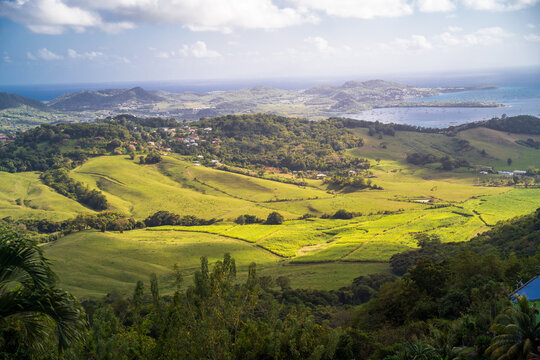 Landscapes in martinique, French Antilles