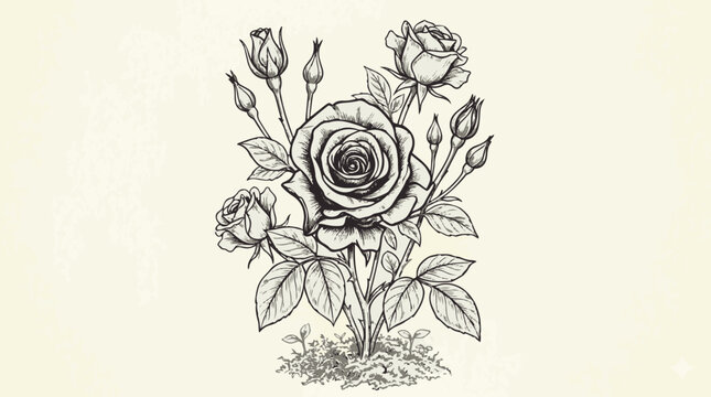 Black baccara flower