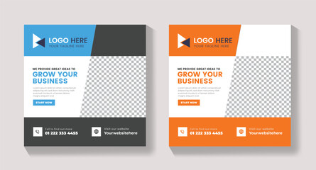 Obraz premium Modern Social Media Post Template, Exclusive Business Flyer Template , Print Ready 