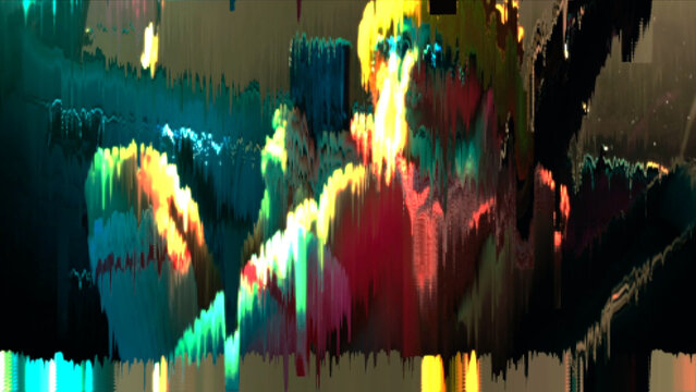Glitch Pixel Transition 03 Full HD