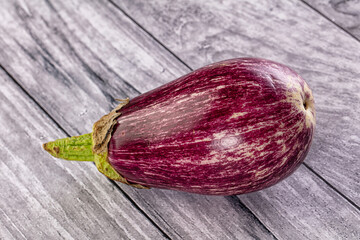 Stripped violet graffiti eggplant vegetable