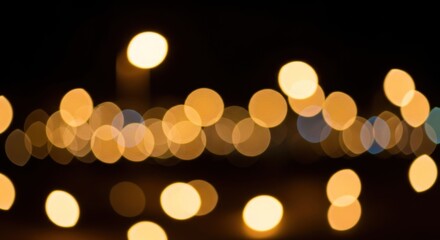 Fototapeta premium Candle lights in a dark room.