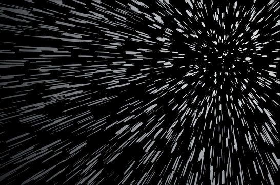 Space motion stars background design, high speed across the galaxy, star motion speed scene