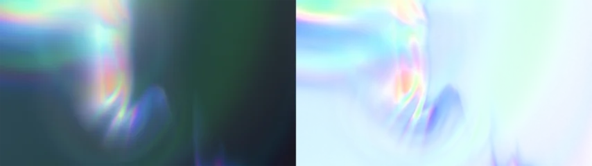 Subtle Dispersion Prism: Abstract background with subtle light dispersion and a soft prism effect. Use for a gentle, understated overlay. on black or Transparent. © Quardia Inc.