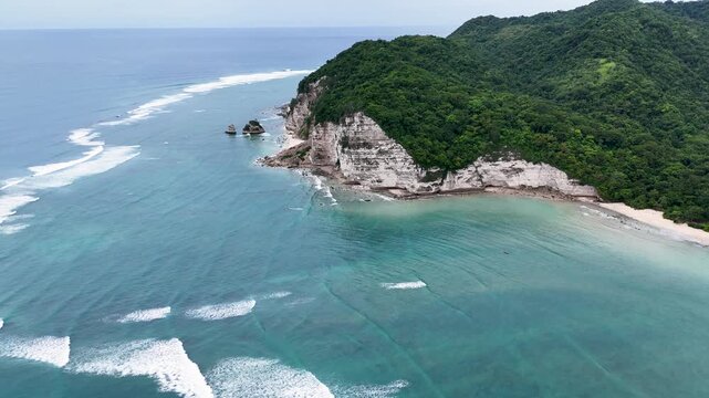 Crystal clear Beach of Pantai Tarimbang, Sumba Island, Indonesia
