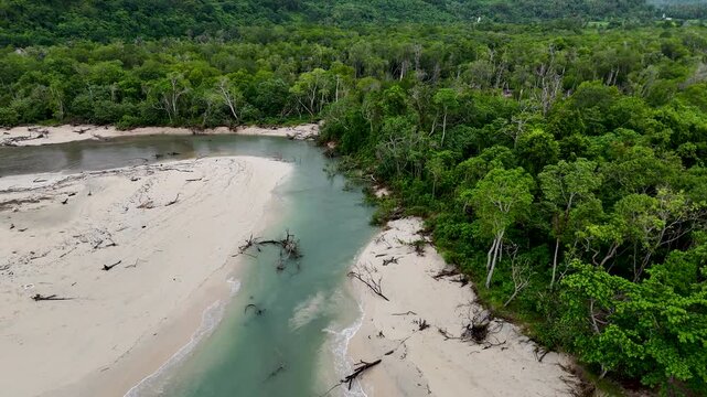 Rain forest and Tarimbang Beach, Sumba Island, Indonesia 