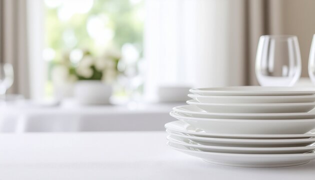 シンプルな丸い皿