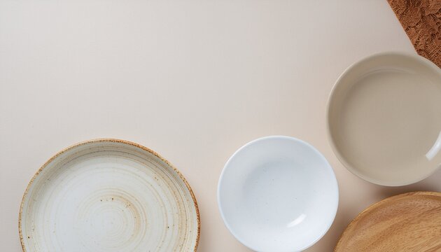 シンプルな丸い皿