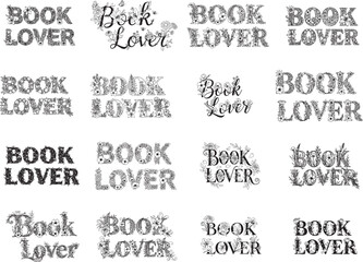 Obraz premium Book Lover Floral Reading