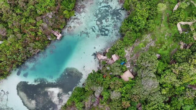 Waikuri Lagoon in Sumba Island, Indonesia 