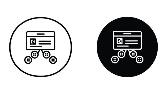 keyboard shortcuts and hotkeys guide flat design vector illustration