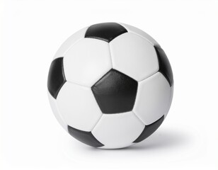 Fototapeta premium Soccer Ball Isolated with Clipping Path on White Background