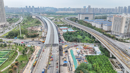 Baishazhou Avenue Rapid Transformation - Aerial Urban Development Project © LeVan