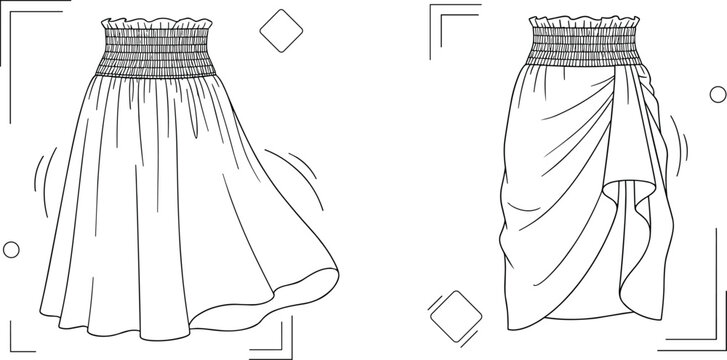 Denim texture and stitching details vector set with pockets seams zippers buttons and fabric elements for fashion design and clothing mockups