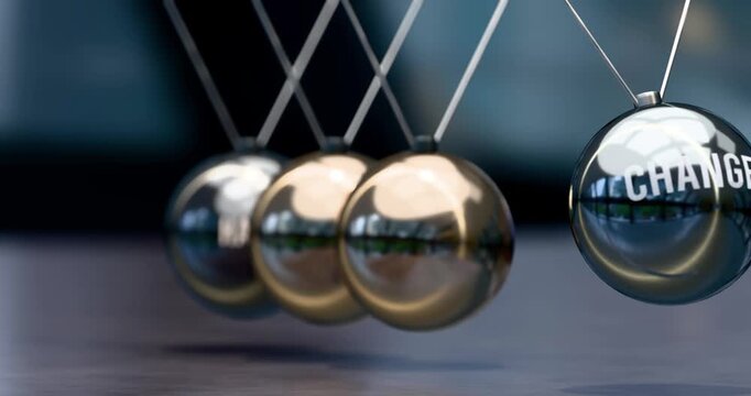 Change is created by habits. Elegant metaphor for habits leading to change. Mutual and self inforcing link between habits and change. No AI, created by humans for humans.