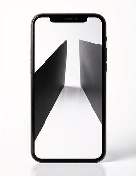 the iphone x is a smartphone with an angled screen, slim bezel‑less design, reflective glass back, and polished metal frame