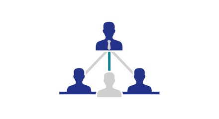 Business team leadership and communication concept.