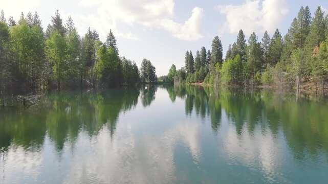 Klamath Lake in Southern Oregon - Drone