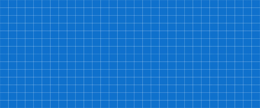 Drawing blueprint bg with circular compass, linear meter paper vector. Round grid and lined paper mesh, textured radar print. Architectural plan abstract gauge, mathematical degree blueprint template