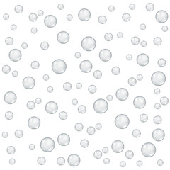 Underwater 3d air bubbles stream.