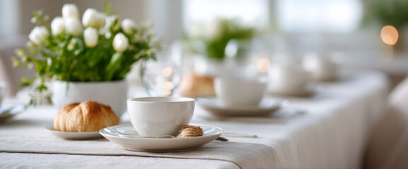 Fototapeta premium Airy Easter Breakfast Table