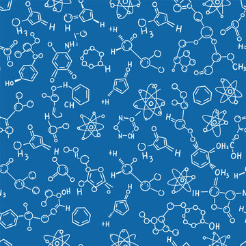 Chemical molecular structures and formulas.