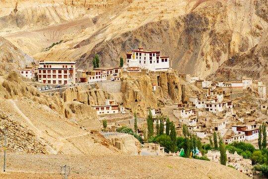 Lamayuru or Yuru Monastery, Eternal Monastery, is a Tibetan Buddhist monastery in Lamayouro, Leh district, Ladakh, India. Surrounded by moonland, landscape resembling lunar surface.