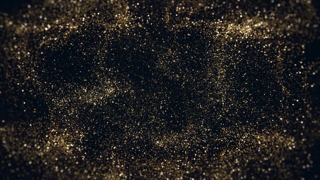Golden Light Luxury Glitter Background
Animation of a golden background with sparkling floating particles in 3d space with glitter effect ambient occlusion and depth of field blur