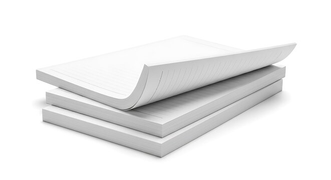 Stack of white foam mattresses bedding