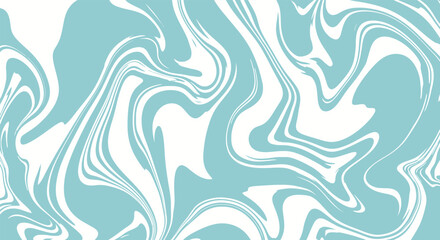 Fototapeta premium Elegant Abstract Blue and White Swirling Fluid Art Background Design – Modern Marbled Texture Illustration for Creative Projects, Digital Graphics, and Print Applications