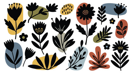 A vibrant and diverse collection of various types of leaves and foliage © MohammadMasud