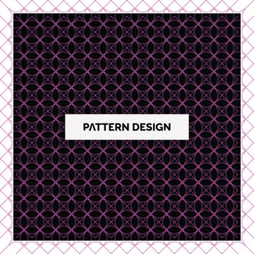 Seamless purple geometric pattern background