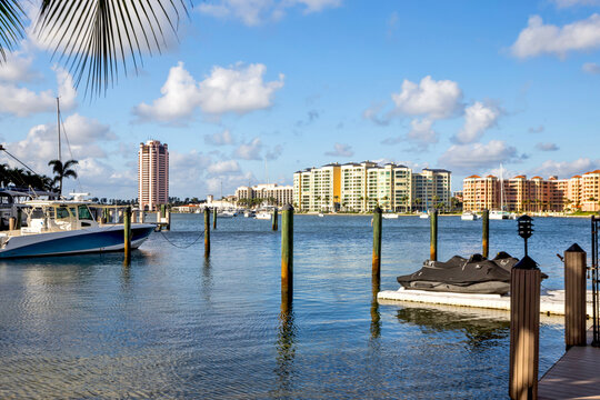 Intracoastal view in Boca Raton