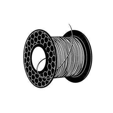 Frame Wire Spool Silhouette for Honeycomb Foundation and Apiary Equipment