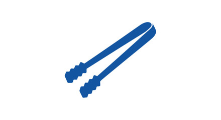 Blue Cable Ties on White Background. © Adapam