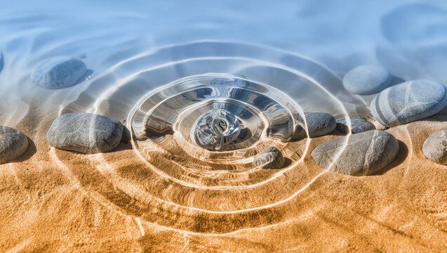 Abstract natural textures (sand, stone, water ripples)