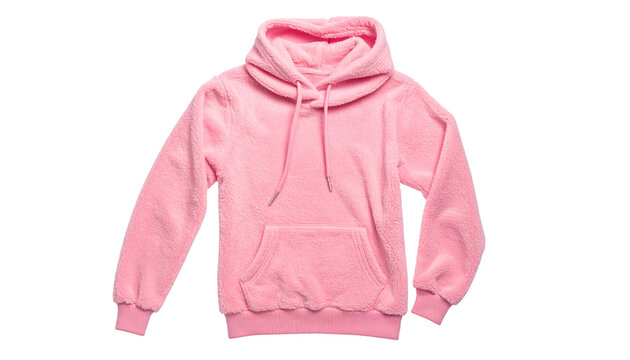 Gem&uuml;tlicher rosa Fleece-Hoodie f&uuml;r Damen