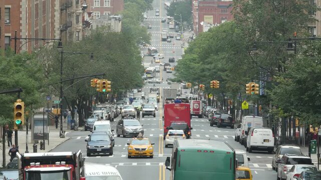 New York City street, New York, USA