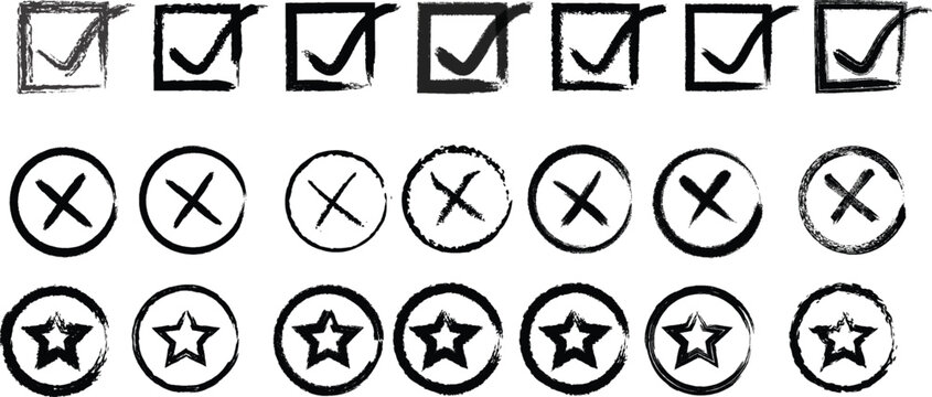 Unchecked Vector Checkbox Unchecked Icons Images – Browse 993 Stock Photos, Vectors, and ...