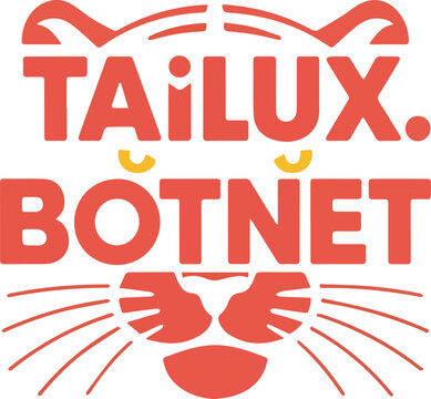 Red stylized text botnet with virus symbols and binary code background red text digital threat
