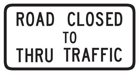 Obraz premium Traffic and road sign