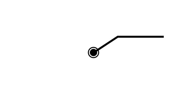 Digital interface box futuristic overlay 4K video.4K futuristic HUD callout rectangle text box animation with clean UI design, ideal for technology presentations, data visualization,