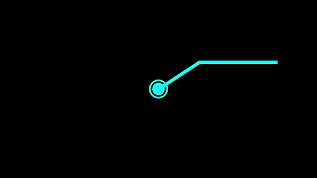 Digital interface box futuristic overlay 4K video.4K futuristic HUD callout rectangle text box animation with clean UI design, ideal for technology presentations, data visualization,