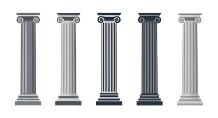 Obraz premium pillar, column, greek, ancient, architecture, temple, classical, antique, historic, history, civilization, culture, monument, structure, stone, marble, ruin, heritage, archeology, ionic, doric, corint