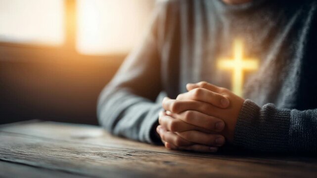 Expressions of love for God and moments of prayer in a quiet space