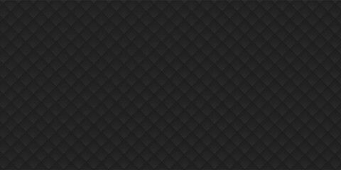 Fototapeta premium Black upholstery. Geometric pattern. Stylish texture. Luxury black background. Vector illustration.Suitable for your design. Cover, poster, flyer.