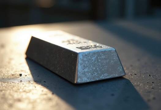 Premium Dense Platinum Metal Alloy Finish Stunning Silver Glint Strong Reflective Quality Luxurious Appearance