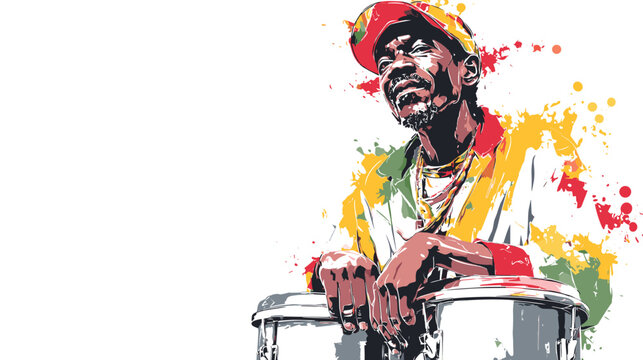 Notting Hill Carnival steel drum player cultural celebration