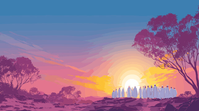 Easter sunrise service outdoor worship spiritual renewal
